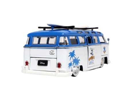 Figura Jada Toys DISNEY 1962 Volkswagen Bus Escala 1:24 Com Figura do Mickey