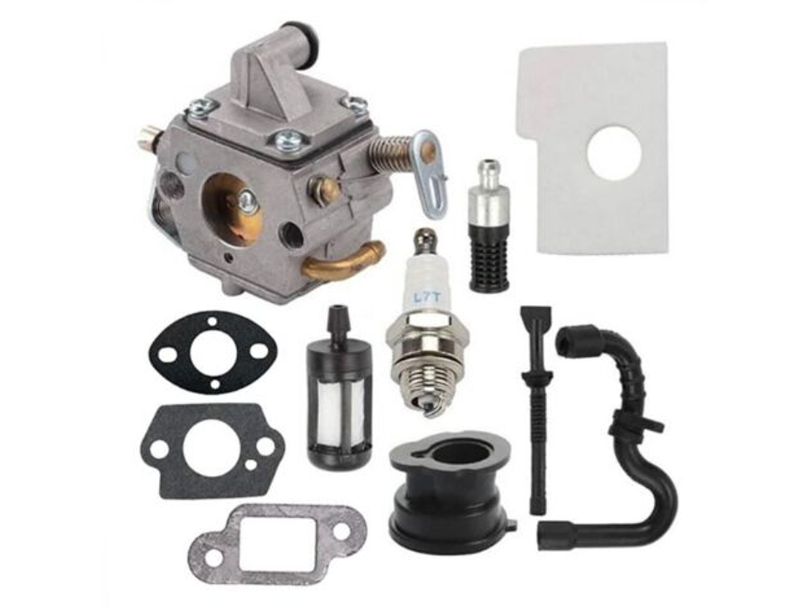 Ms170 Ms180 C1q-s57a Carburetor Kit Para Stihl 017 018 Ms 170 180 180c Ms170 Ms180 Ms170c Ms180c Chainsaw/lawnmowers Com Air Filter Tune Up Kit