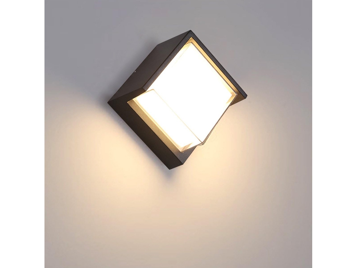 Luminária de parede externa Superbright com caixa de alumínio BRILVIBERA