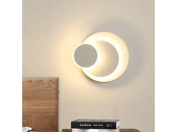 Lâmpada De Parede Led Interior 15w 3000k Luz Quente Giratória 350° Metal Creativa