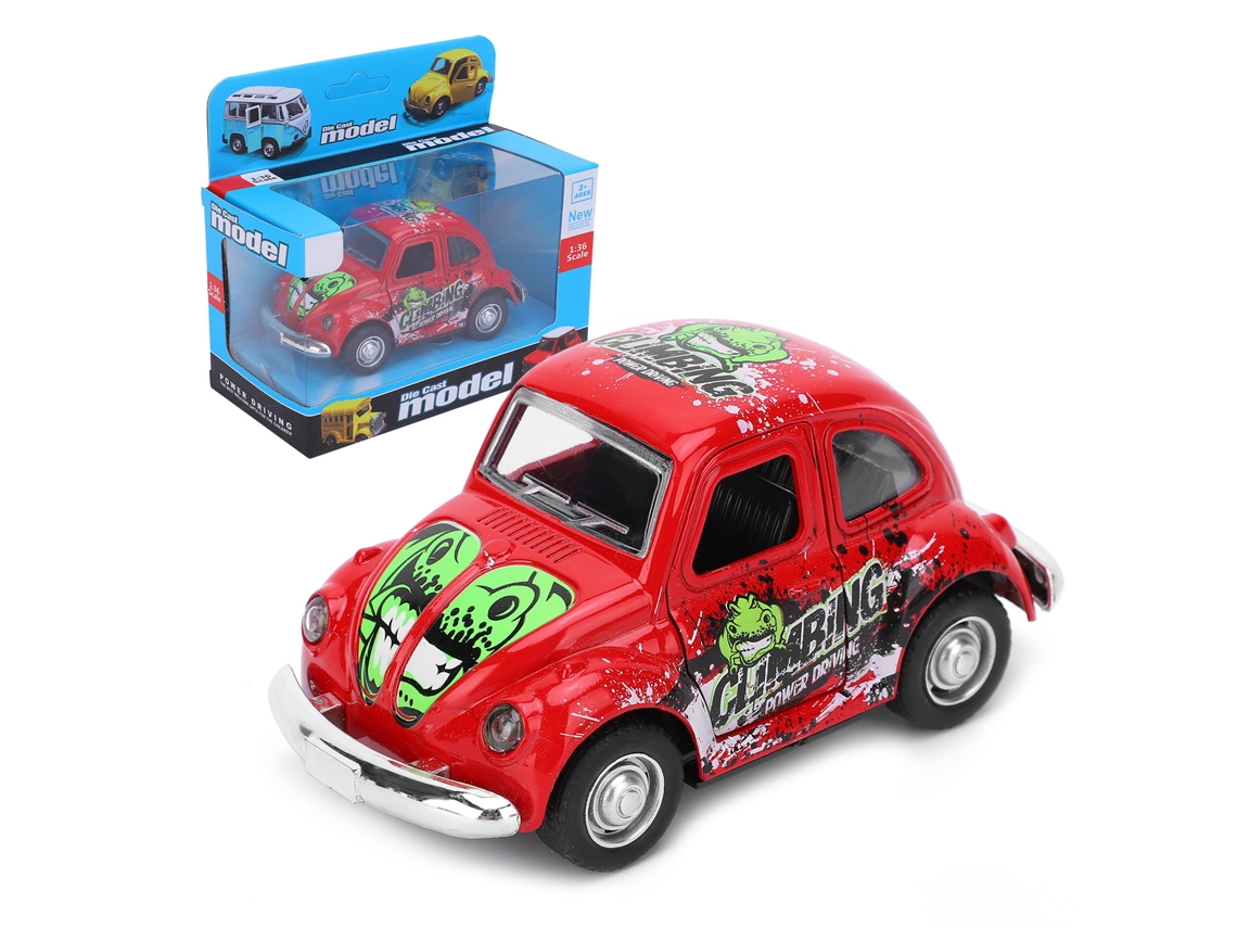 Mali modelo de Carro de Liga 1:36 com Luz e Som Brinquedo de Veículo para Crianças (vermelho)
