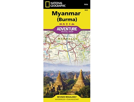 Livro Myanmar de National Geographic Maps (Inglês)