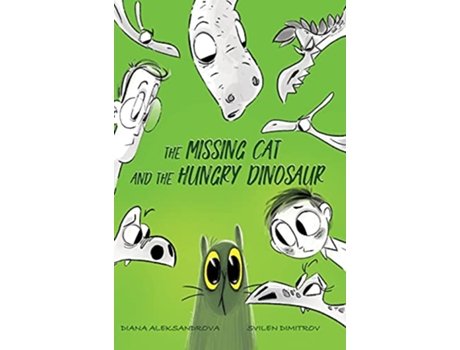 Livro The Missing Cat and The Hungry Dinosaur Dino Trouble de Diana Aleksandrova (Inglês)