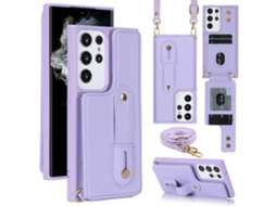 Qd - Capas De Cartão Multifuncionais Para Smartphone Samsung S23u Com Cordão, Capa Tipo Carteira De Luxo Compatível Com Iphone 15 E Iphone 14 Pro Max