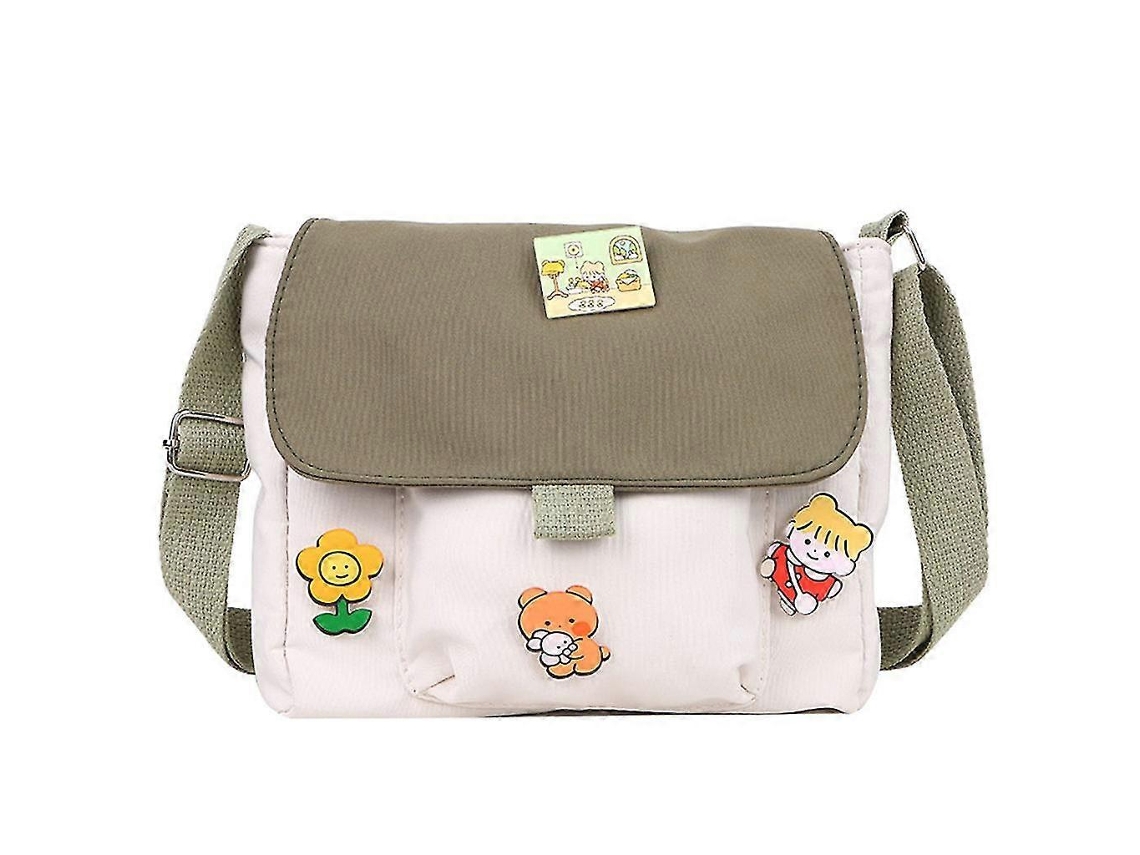 Bolsas De Compras Femininas, Bolsa De Lona Com Estampa Kawaii Fofa, Para Lazer, Para Compras Diárias, Transversal, Bolsa De Ombro, Newgreen