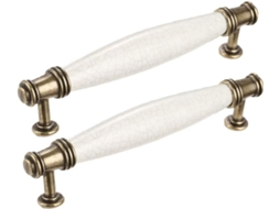 Conjunto De 2 Puxadores Para Portas Armários Cozinha Em Estilo Retrô Gavetas E Ferragens Decoração Móveis