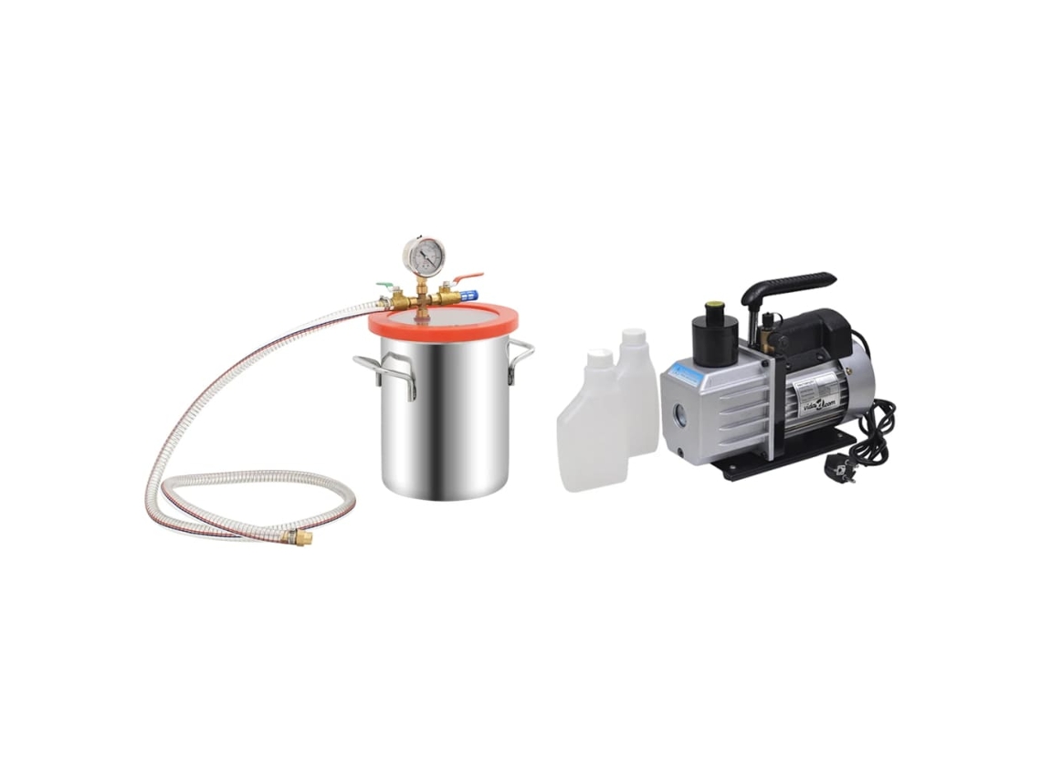 Vacuum Chamber With Pump, Vacuum Chambers With Pumps Vidaxl