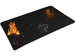 Tapete para Churrasqueira Externa 121,9 X 91,4 Cm, a Óleo e À Prova D'água Tapete para Grelhar para Cozinhar, CHABERLU