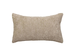 Coussin Bouclette Soana Bege Linho 30x50cm - ATMOSPHERA Criador De Interiores - Bege Linho