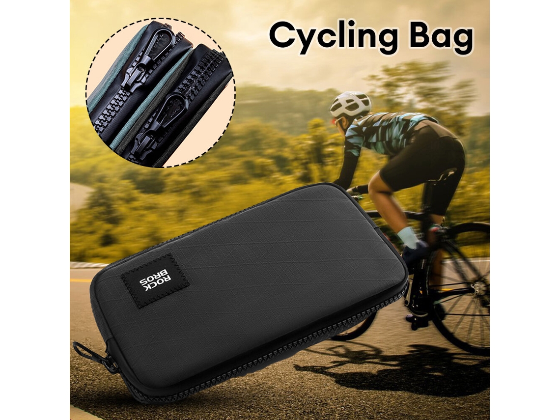 Bolsa Portátil Mini Para Celular Rockbros 0,15l Leve Com Zíper Suave Carteira Para Moedas E Compartimentos Internos