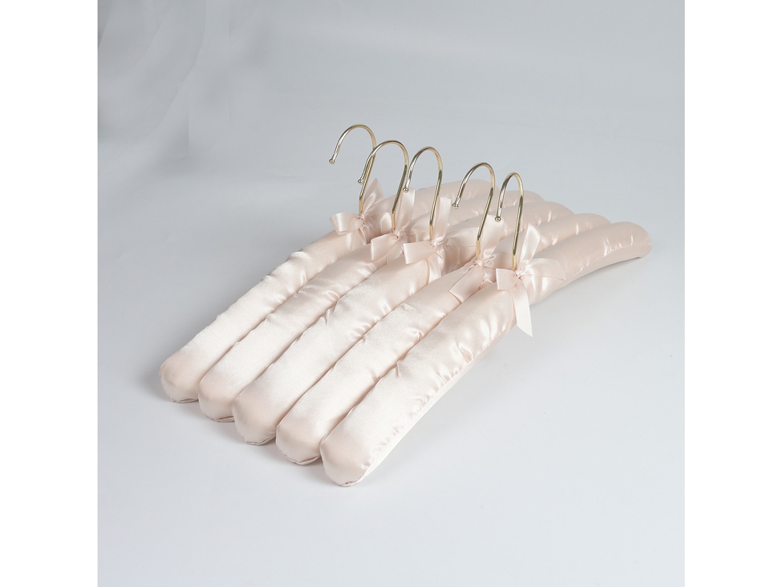 Cabides Acolchoados de Cetim, Muito Resistentes, 38 Cm, 10 Unidades BRILVIBERA