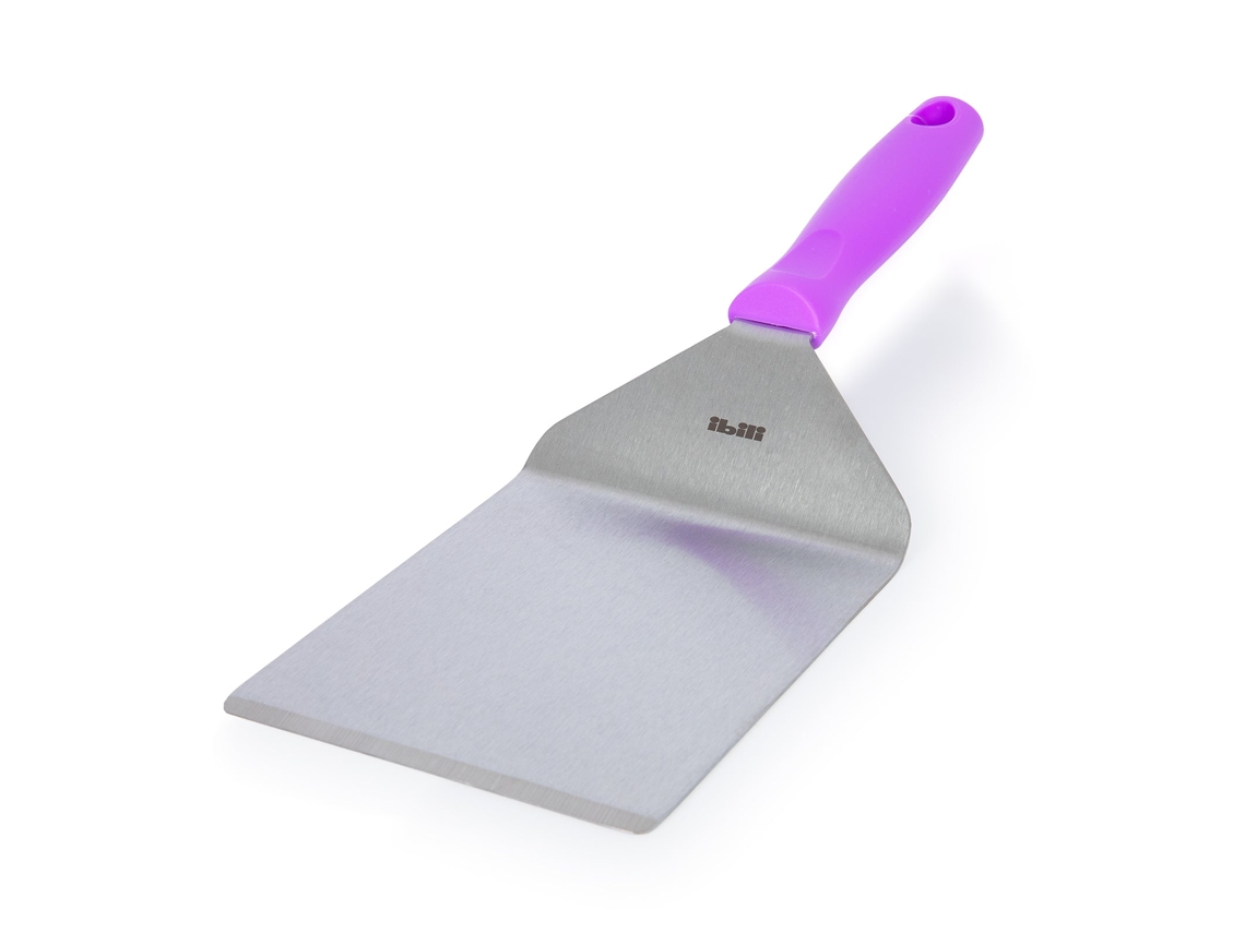 Espátula IBILI Retangular (Roxo - 32 x 12 x 10 cm - Aço Inoxidável)