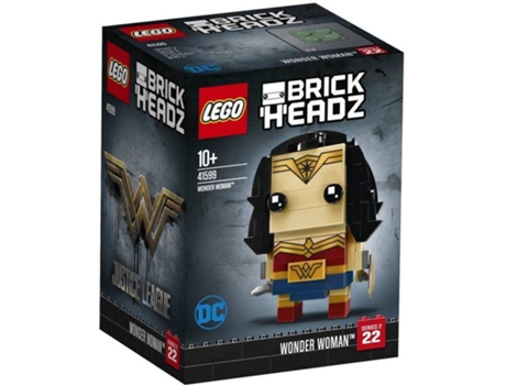 Brick Headz: Wonder Woman - 41599 (Idade mínima: 10 - 143 Peças)