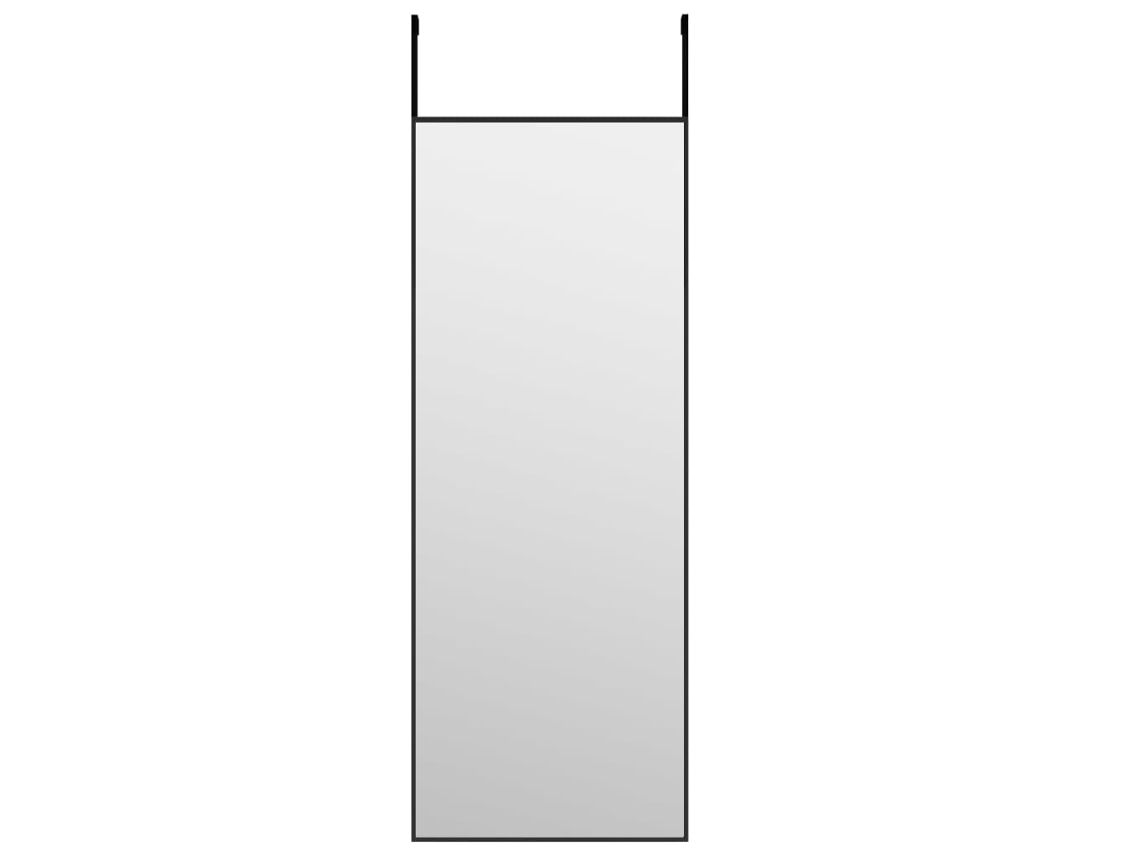 Door Mirror, Door Mirrors Vidaxl Preto Alumínio (30 X 80 Cm)