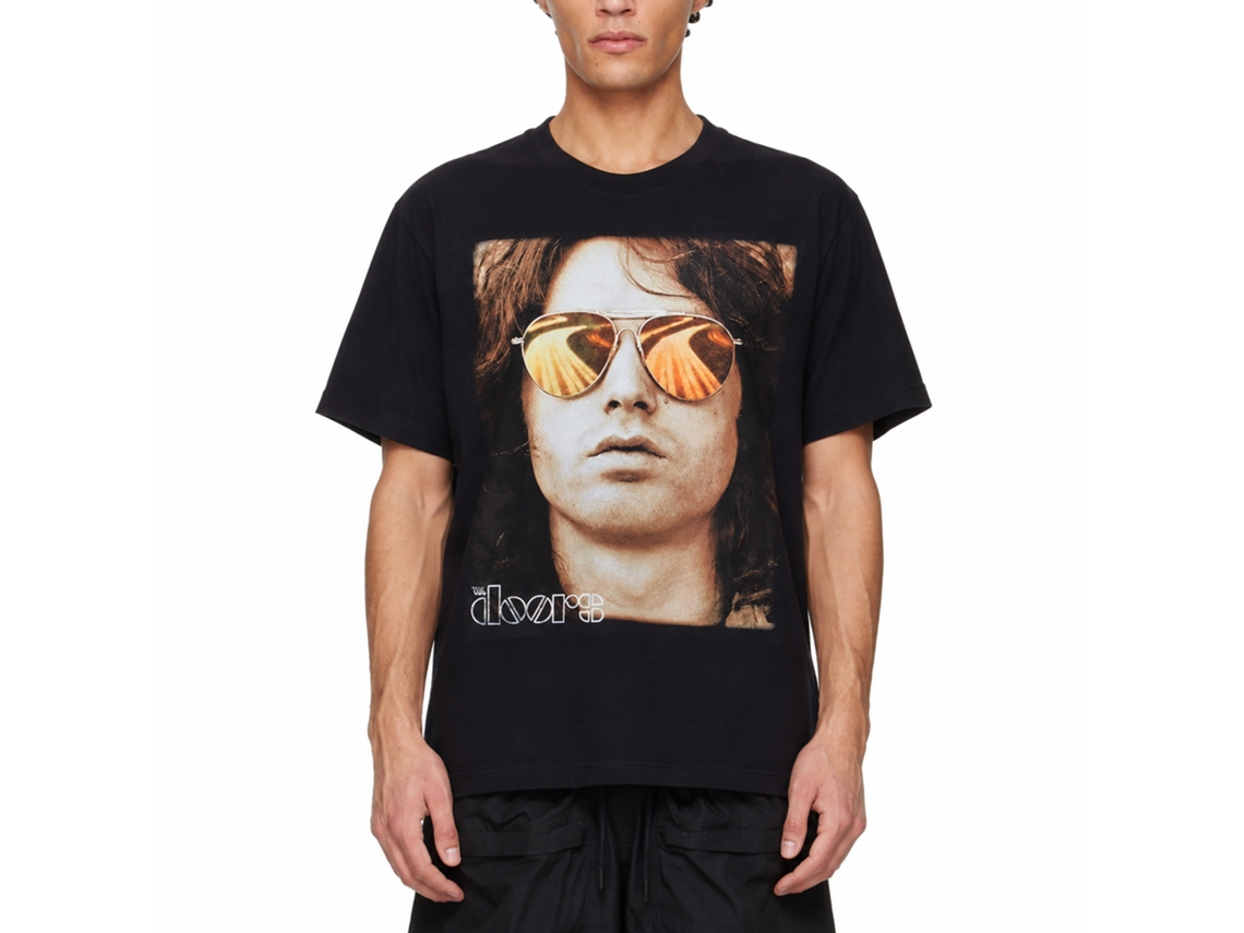 The Doors Jim Face T-shirt Unisex Adults Size:m