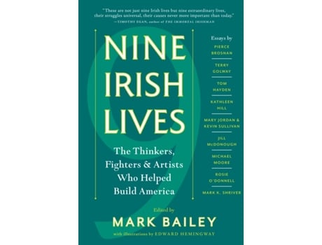 Livro nine irish lives de mark bailey (inglês)