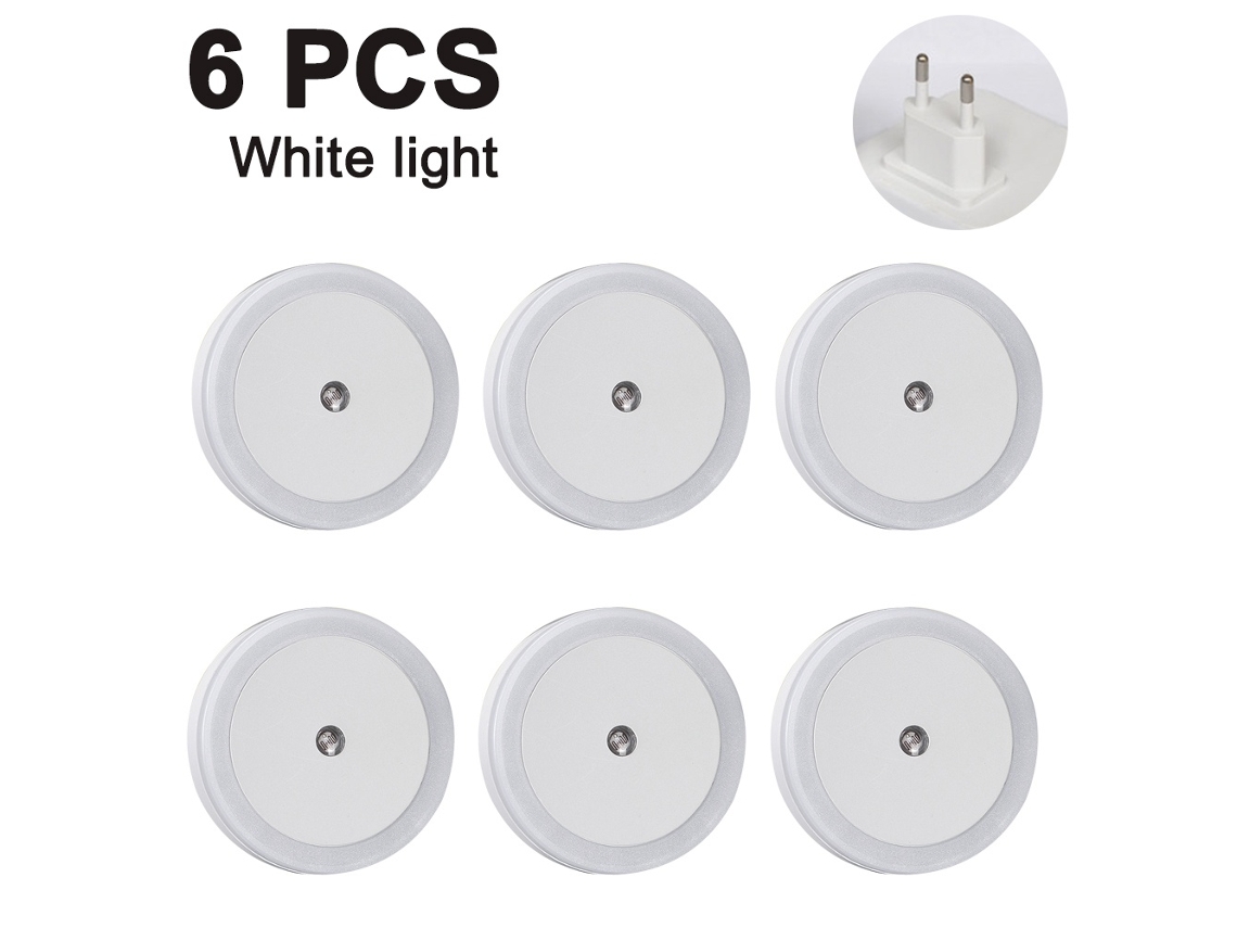 Elysve Lâmpada Led 6pcs, Regulável Para Quarto