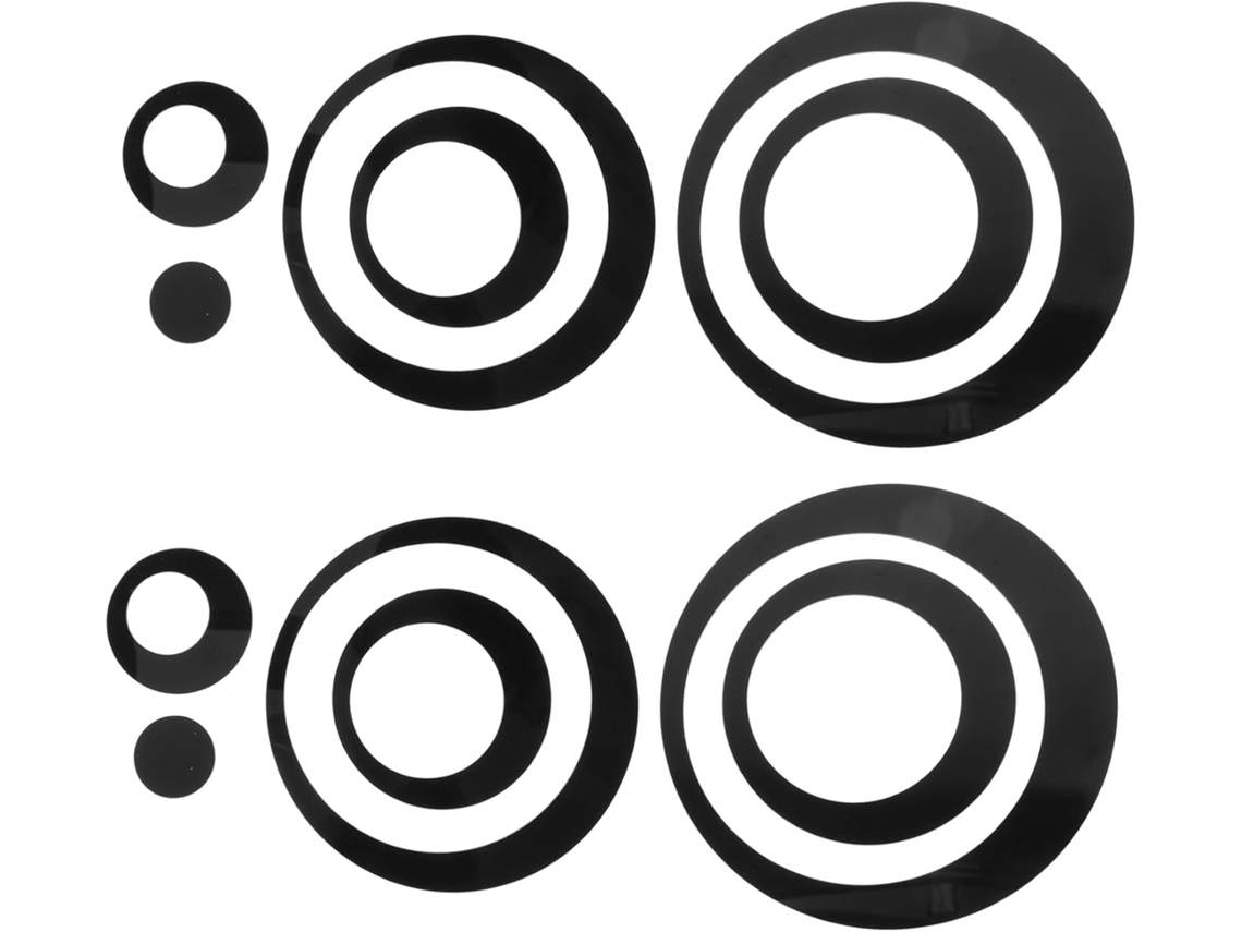 Conjunto De 36 Peças De Adesivos Decorativos De Parede Com Efeito Espelhado, Adesivos Reposicionáveis.