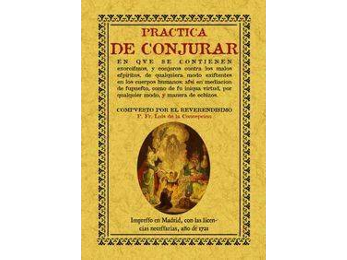 Livro Práctica De Conjurar de Luis da Conceiçao (Espanhol)