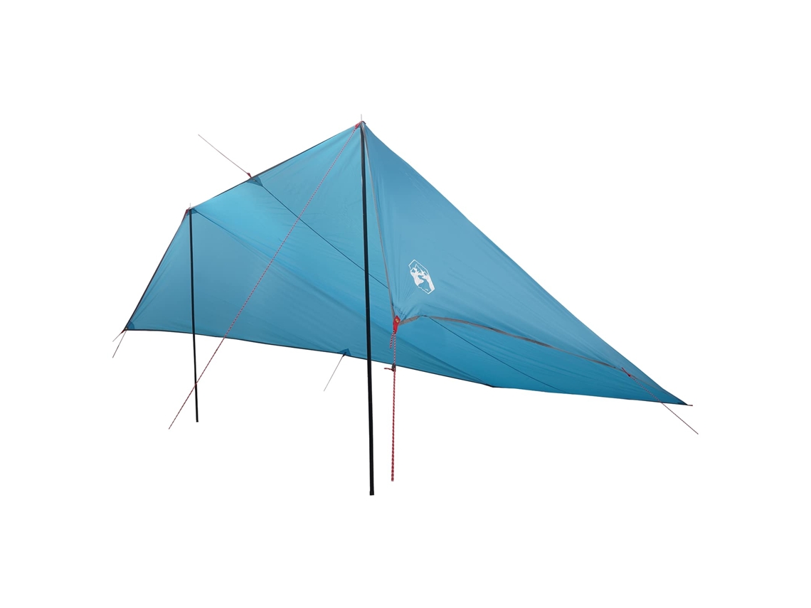 Vidaxl Toldo Para Veículo Azul 518 X 580 X 215 Cm Poliéster E Aço