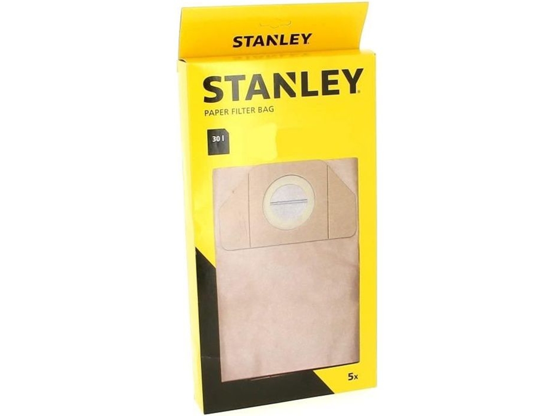 Sacos de aspirador por 5 30l para aspirador Stanley - 3665392012818