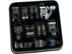 Kit de 11 Peças Calcadores Topbathy para Máquinas de Costura, Acessórios Robustos e Variados