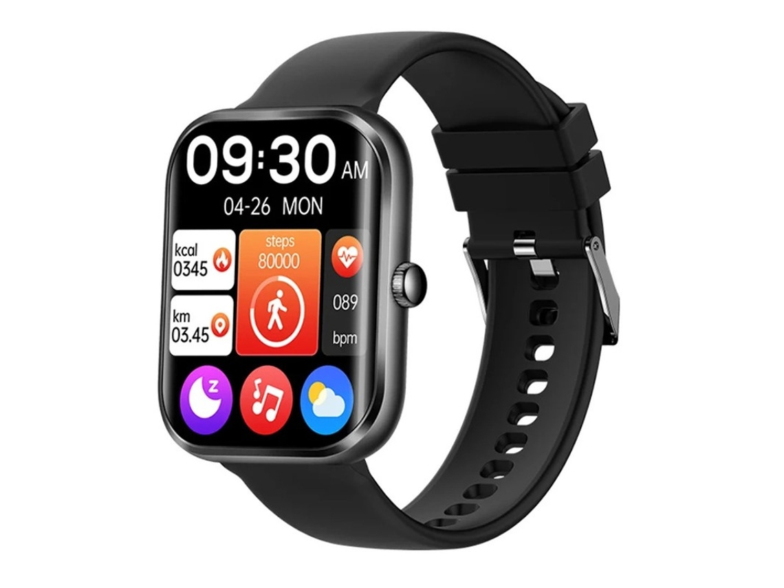 Smartwatch Com Chamada Bluetooth Tela De 1.96 Polegadas Monitoramento De Frequência Cardíaca E Pressão Arterial E Vários Modos Esportivos Yizhood