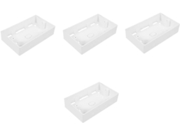 Conjunto De 4 Caixas De Cobertura Espessas Para Tomadas De Parede