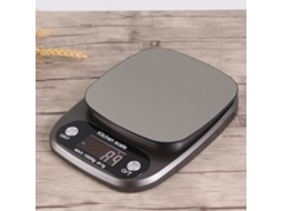 Balança de Cozinha Digital 1 G a 10 Kg Aço Inoxidável Alta Precisão AQUAFORGE
