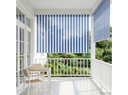 Vidaxl Persiana Rolô Externa Com Bloco De 90% Uv 120 X 230 Cm Hdpe