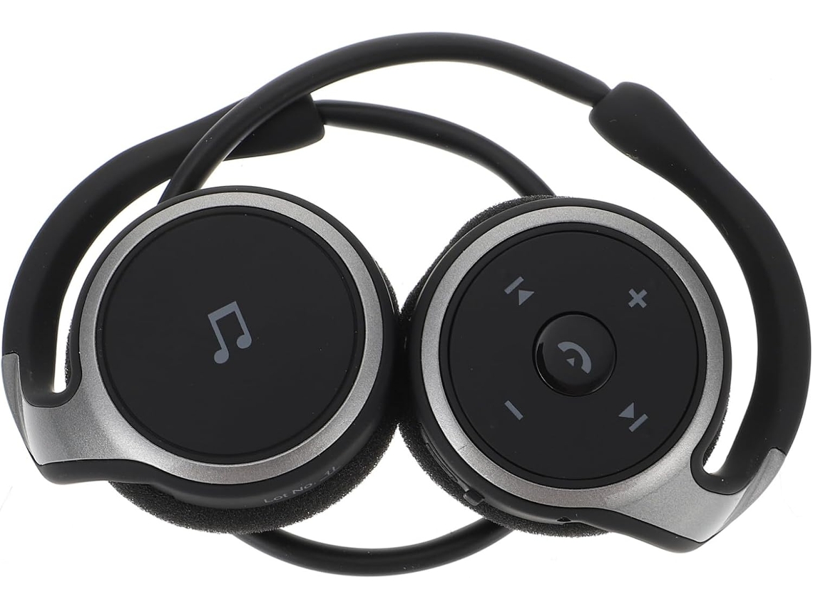 Fones De Ouvido Sem Fio 4.1 Pretos Com Ganchos Auriculares Ergonômicos Em Abs.