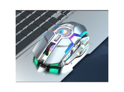 Rato Sem Fio LAXISCREED (recarregável com Iluminação Rgb Ergonomica)