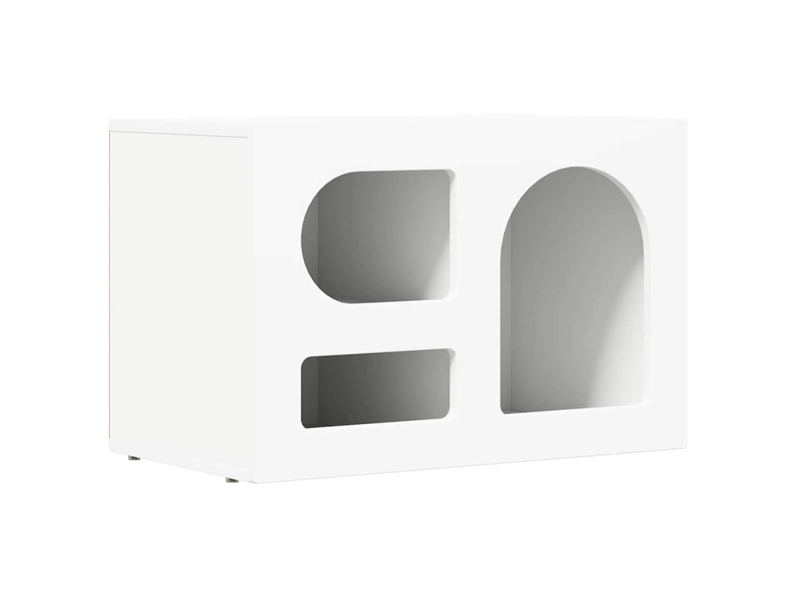 Gabinete para Tv Branco 60x35x40 cm Madeira Processada MAISON EXCLUSIVE