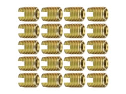 Conjunto De 20 Insertos Auto-roscantes Em Aço Carbono M3, Roscas