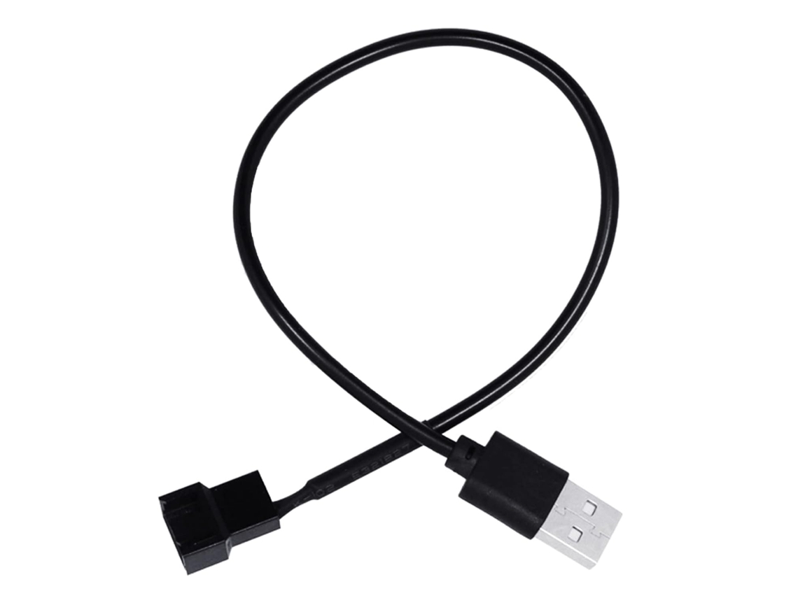 Cabo Usb Para Ventoinha De 4 Pinos, Adaptador Cpu Laptop, Fonte