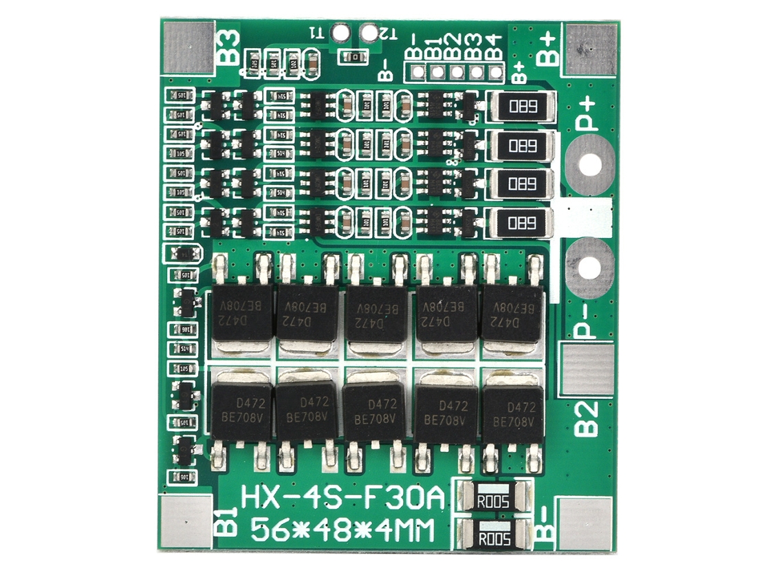 Laxiscreed Placa De Proteção Para Bateria De Íon De Lítio 4s Com Proteção Contra Sobrecarga