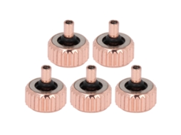 Peças Coroa Relógio Profissional Ouro Rosa Acessório Reparo 4.5mm