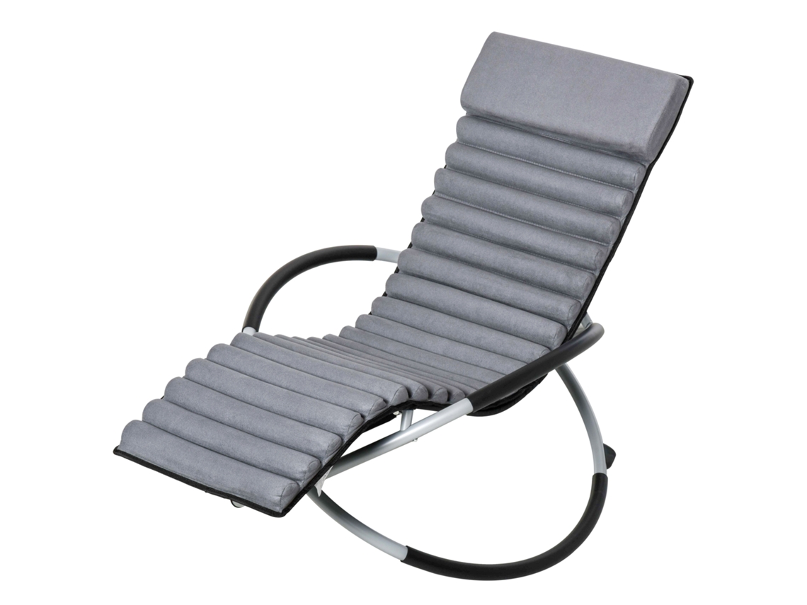 Cadeira de Balanço Ergonômica 2 em 1,poltrona Swing suspensa,metal e Texteline,145x74x86cm BTFORUS