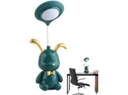 Abajur De Mesa Em Formato Coelho – Pequeno, Moderno, Dobrável, Recarregável Via USB, Com Design Leve E Divertido