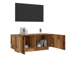 Vidaxl Móvel De Tv 100x35x40 Cm Derivados De Madeira Madeira Velha