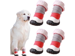 Botas Cães Com Formato De Pata, Antiderrapantes E Impermeáveis