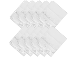 50 Unidades De Capas Protetoras Transparentes De Dupla Face Para Cartões Fotográficos