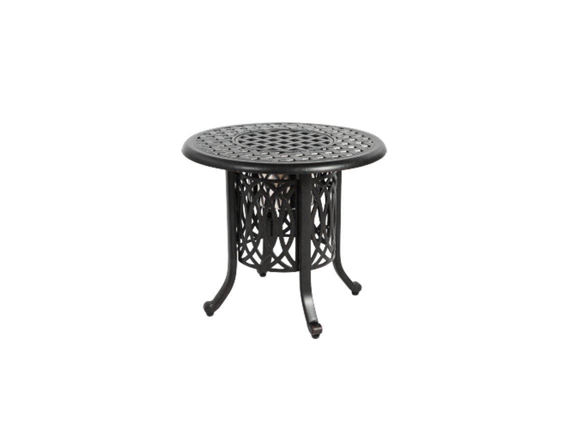 Mesa De Apoio Em Alumínio Com Pés Ajustáveis, Pequena Mesa De Centro Para Exterior.