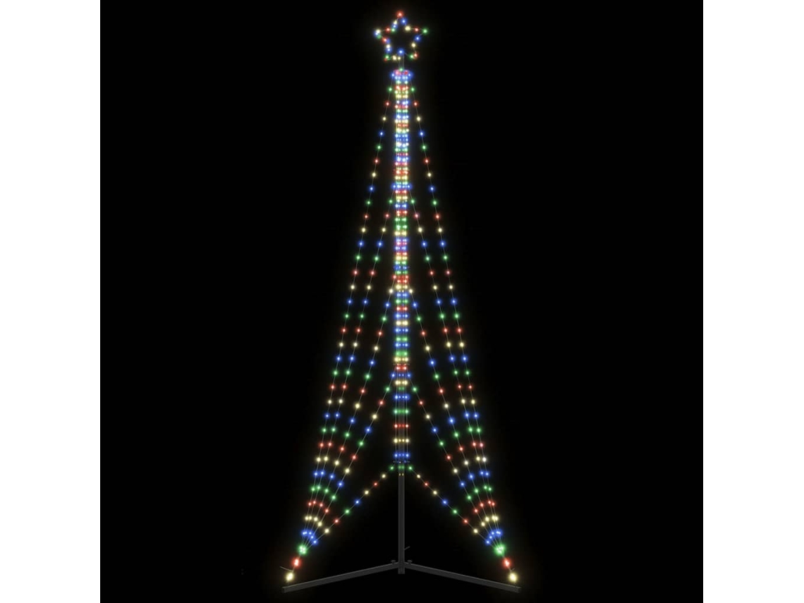Vidaxl Led Árvore De Natal 525 Leds Coloridos 302 Cm