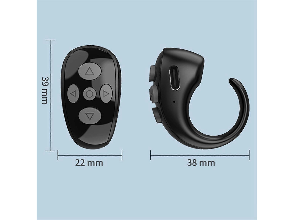 Controle Remoto Ring Para Virar Páginas De E-books Na Cor Rosa_glo
