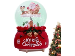 Globo De Neve De Natal, Caixa De Música - Para | Pai Montando Um Alce,
