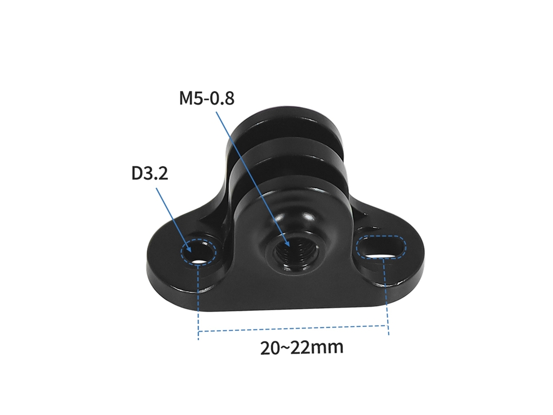 (preto B) Espaçamento Entre Furos De 20-22 Mm, Haste Extensora Para Cronômetro, Suporte Metálico Conversível