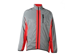 2026 jaqueta Reflectiva Impermeável Transpirable para Homem com Bolsos Laterais para Ciclismo, Corrida e Trekking L