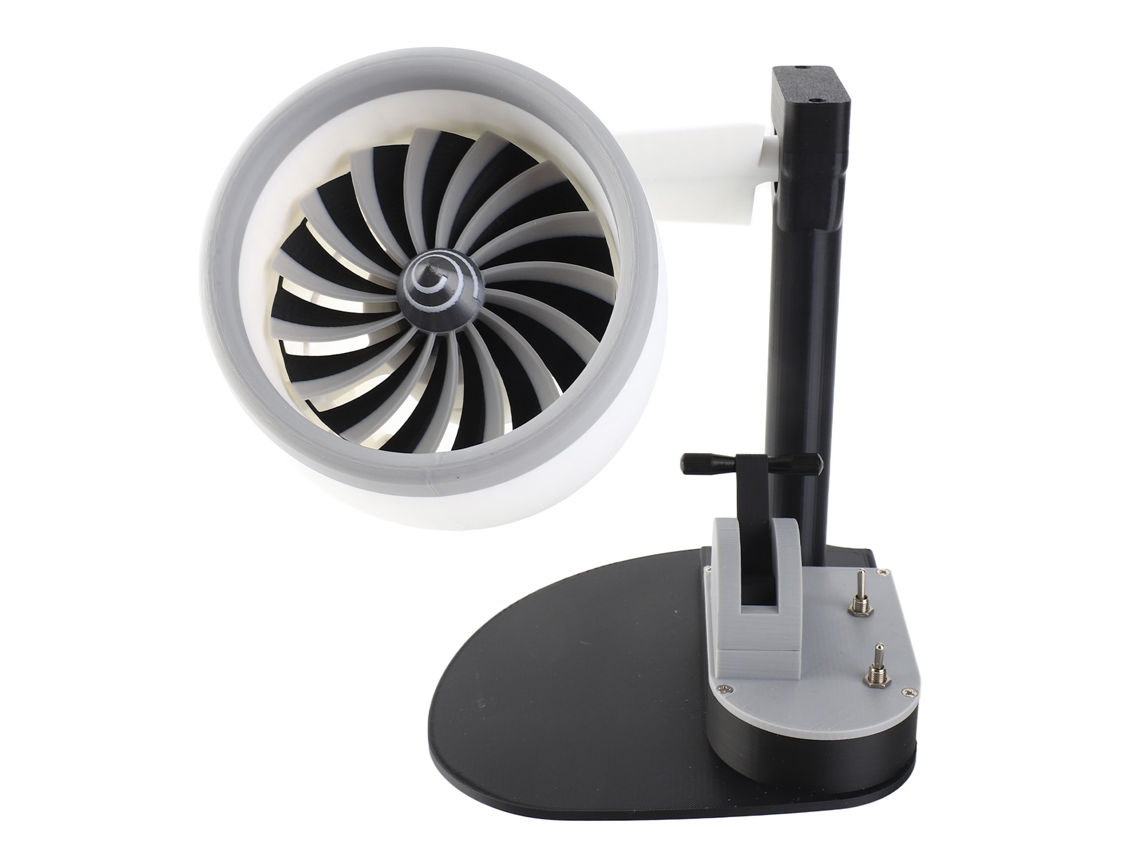 Ventilador Portátil Silencioso 3 Velocidades Usb Azul