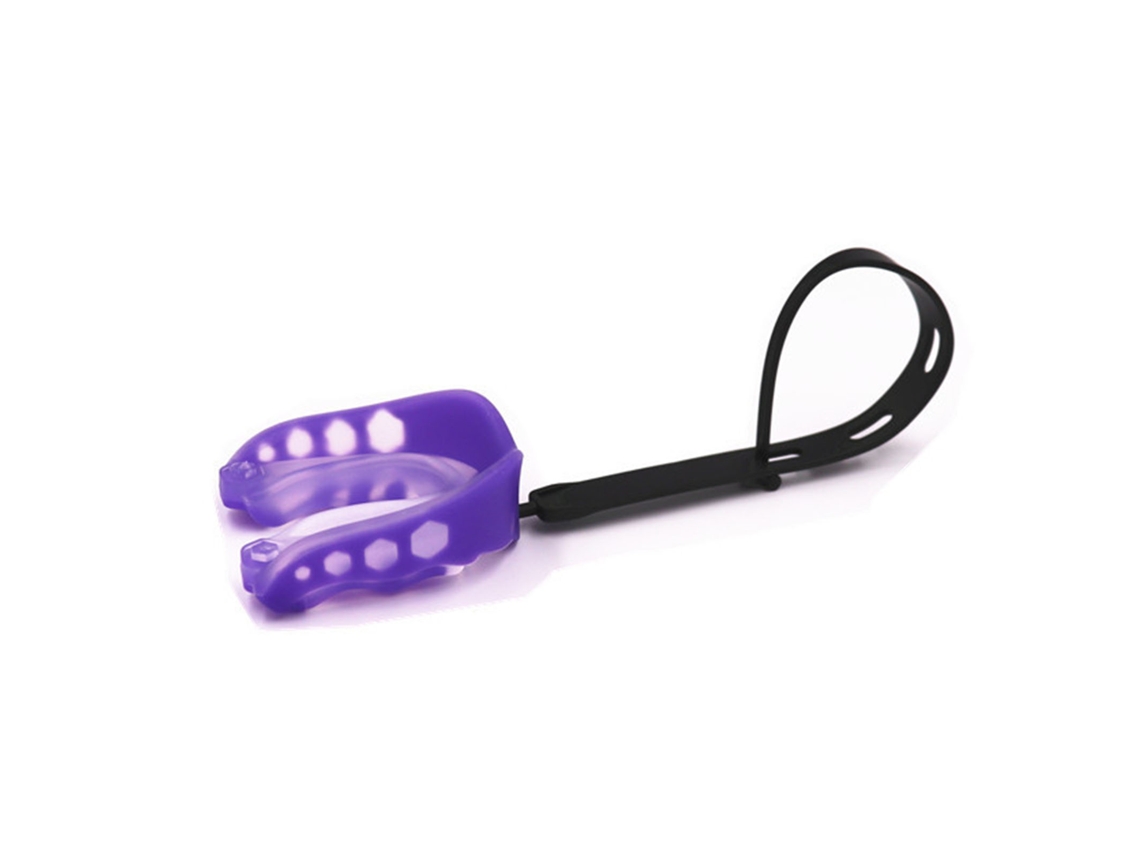 Protetor Bucal Business, Esportivo, Cinta Eva, para Boxe, Futebol, Hóquei, Roxo | S/MARCA